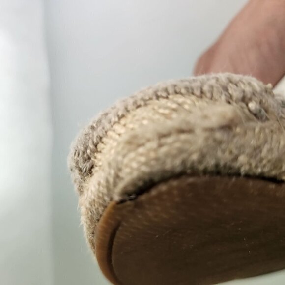 Sam Edelman Khloe White Leather Espardrilles Size 6.5M - Picture 8 of 9